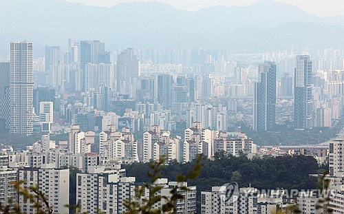 서울의 아파트 모습. 연합뉴스