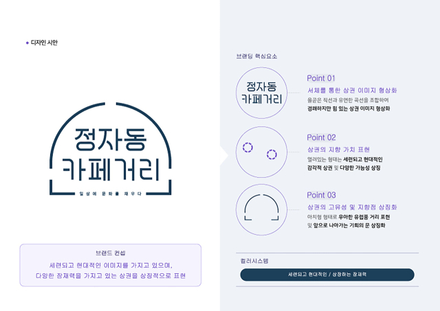 정자동 카페거리 BI. 이미지 제공 = 성남시