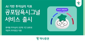 하나증권, AI 기반 투자심리 지표 '공포탐욕시그널' 출시