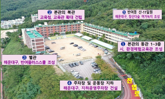 부산 해운대구 반여동 옛 반여초등학교에 들어선 부산환경체험교육관. 사진제공=부산시