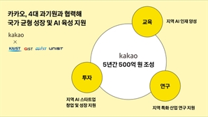 '통 큰 투자' 카카오, 국가 균형 성장 위해 500억 규모 AI 지역 거점 조성