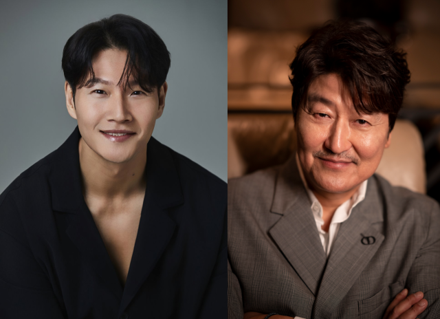 올해 8월, 9월에 갤럭시코퍼레이션에 영입된 김종국, 송강호. 사진 제공=갤럭시코퍼레이션