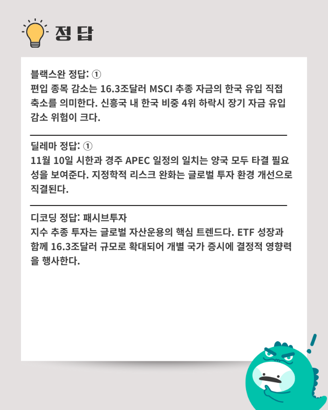 '美 물가지표도 주목' OECD, 韓 성장전망 수정치 이번 주 발표…韓 MSCI 지수 1위에도 신규 종목 편입 ‘비관적’ [AI 프리즘*글로벌 투자자 뉴스]