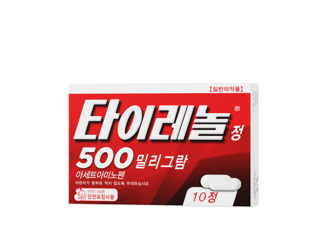 타이레놀정 500 밀리그람 .사진 출처=한국존슨앤드존슨