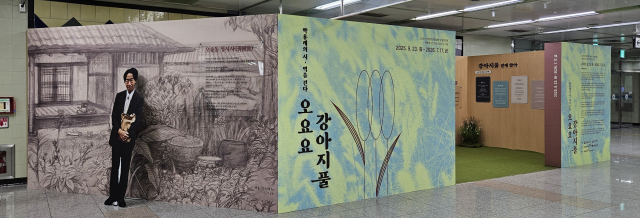 2025 대전문학관 특별전Ⅱ ‘오요요 강아지풀’이 열리게 될 대전 오룡역 전시장. 사진제공=대전문화재단