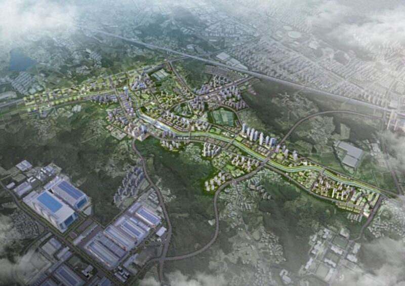 <아산탕정2 도시개발사업 조감도/ 아산시 제공>