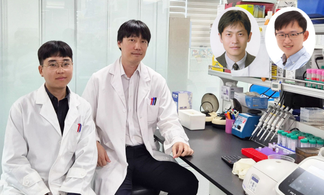 첨부1.(왼쪽부터)의과학대학원 홍세명 박사과정, 김창곤 박사, 김준 교수, 김지훈 교수. 사진제공=KAIST
