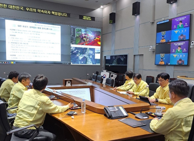 행정안전부는 26일 국가정보자원관리원 화재로 인한 정부 전산서비스 장애에 대응하기 위해 윤호중 장관 주재로 긴급 상황판단회의를 열었다. 사진제공=행정안전부