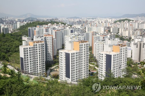 서울 성동구 아파트 단지 전경. 연합뉴스