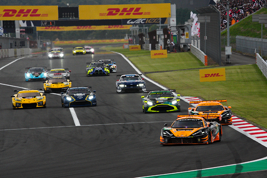 FIA WEC LMGT3 클래스 스타트 장면. 사진: 이명재(MJ Cargraphy