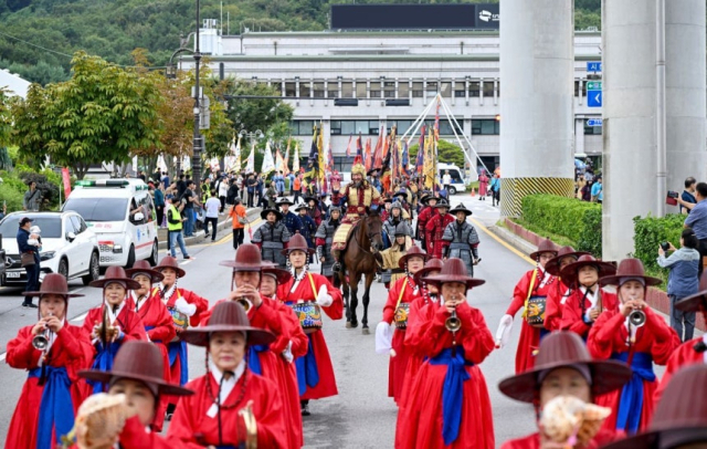 태조·태종 의정부행차 모습. 사진 제공=의정부시