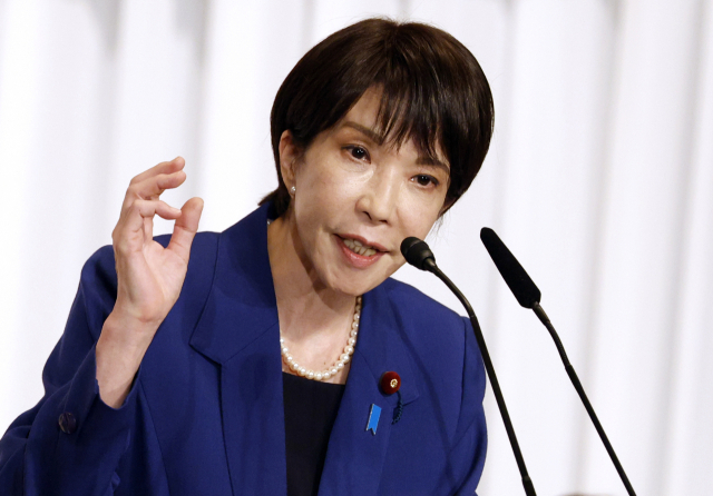다카이치 사나에 전 일본 경제안보담당상.AP연합뉴스