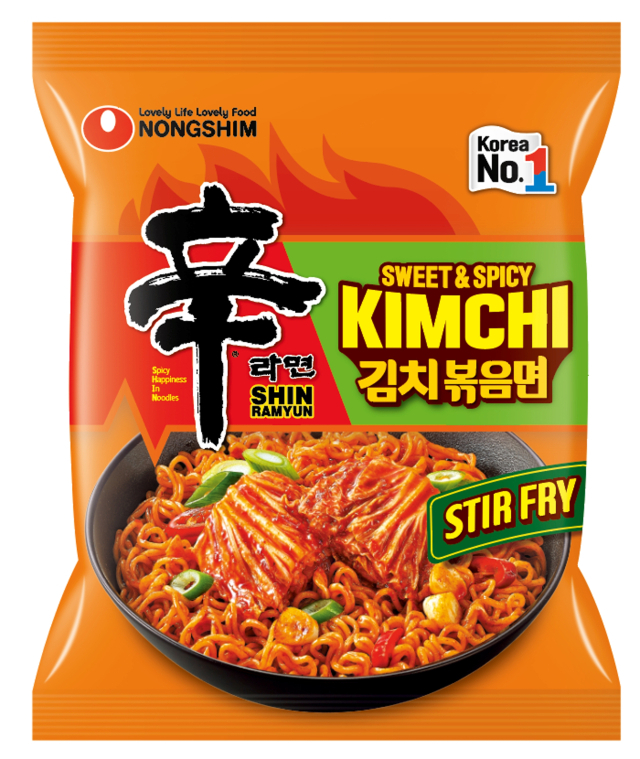 농심의 신제품 ‘신라면 김치볶음면’. 사진 제공=농심