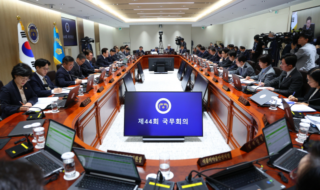 30일 용산 대통령실에서 이재명 대통령 주재로 제44회 국무회의가 진행되고 있다. 연합뉴스