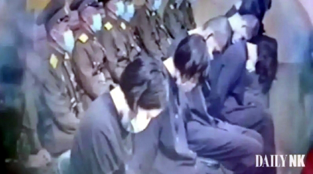 북한의 공개 재판 사진. 기사 내용과 관련 없음. 데일리NK 캡쳐