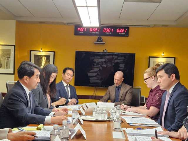 30일(현지 시간) 워싱턴DC에서 한미 비자 워킹그룹 1차 회의가 열리고 있다. 사진제공=외교부