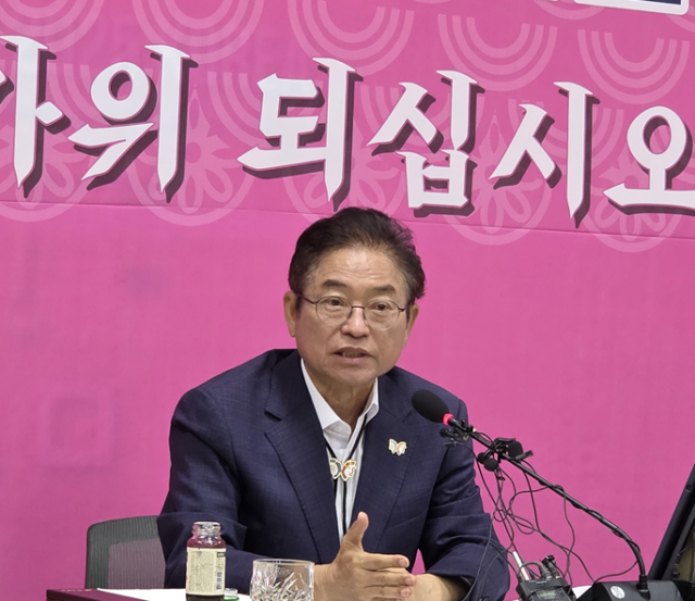 이철우 경북지사. 경주=손성락 기자