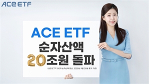 한투운용 ACE ETF, 순자산 20조 돌파…금현물 상품 '고공 행진'