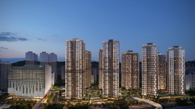 HDC현대산업개발이 광운대역세권을 복합개발하면서 건설중인 주상복합 아파트 ‘서울원아이파크’. 사진 제공=HDC현대산업개발