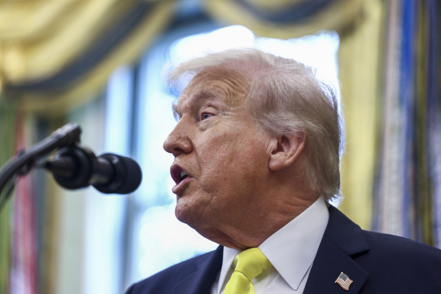 도널드 트럼프 미국 대통령. UPI연합뉴스