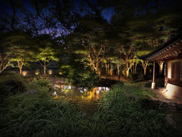 LED 경관조명 사업이 추진될 우암사적공원. 사진제공=대전시