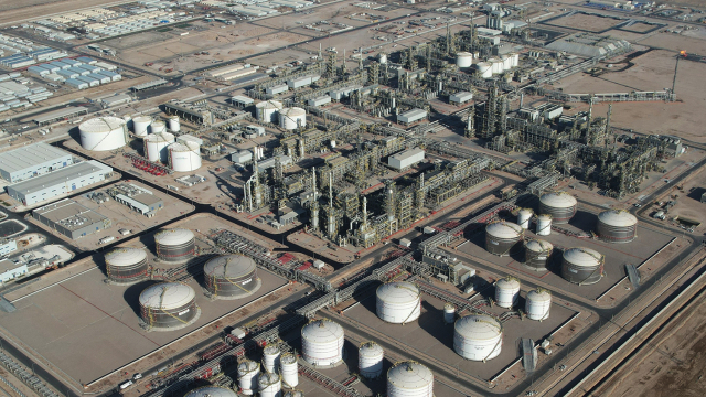 이라크 바스라 정유공장 고도화설비 사업장 전경. 사진 제공=현대건설