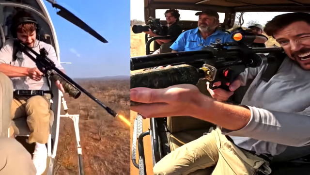세계 1위 유튜버, 총 들고 헬기 타더니 야생 기린에 총격…"잔인" vs "돈 제대로 쓰네"