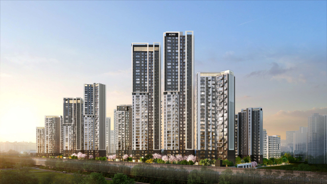 서울 서초구 서초동 1333번지 일원에 조성되는 아파트 단지 ‘아크로 드 서초’ 투시도. 사진 제공=DL이앤씨