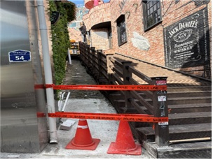 이태원 일대에 경찰이 설치한 통제선. 사진제공=서울경찰청