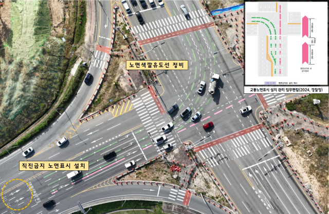 교차로 새치기 진입 예방…도로교통공단, 시설 개선 추진