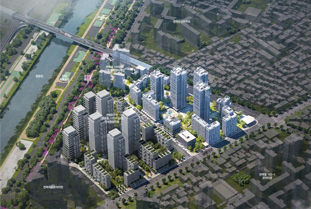 신속통합기획 확정 대상지로 선정된 서울 중랑구 면목동 174-1 일대 재개발 완료 후 조감도. 사진 제공=서울시