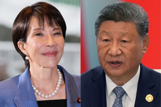 다카이치 사나에(왼쪽) 일본 총리와 시진핑 중국 국가주석/로이터·AFP연합뉴스