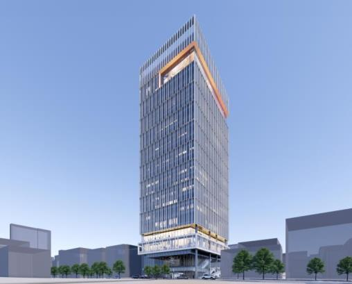 서울 강남구 논현동 55-16번지 일대에 조성될 건물 투시도. 사진 제공=서울시