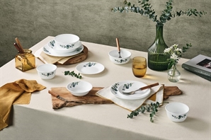 자연을 닮은 화이트&그린 테이블웨어 코렐 브랜드, 신제품 ‘코렐 유칼립투스 컬렉션’ 출시