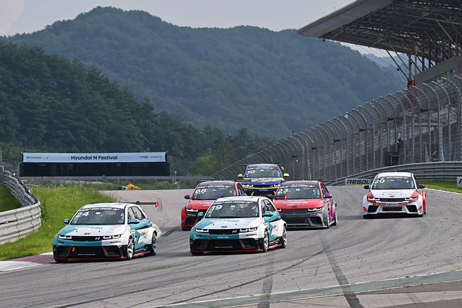 스프린트 포맷으로 변뎡된 eN1 클래스. 사진: 김학수 기자