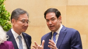 美국무장관 만난 조현…“‘팩트시트’ 신속발표 당부”