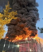 천안 이랜드패션 물류센터 화재…소방 대응 2단계 격상 속 인명피해 없어