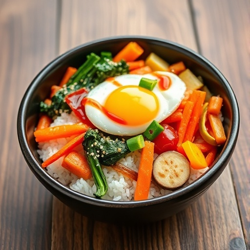 AI가 잘못 만든 중국식의 엉뚱한 비빔밥 이미지. 사진 제공=한국관광공사.