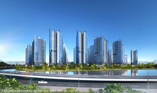 서울 서초구 반포동 반포래미안트리니티 투시도. 사진 제공=삼성물산