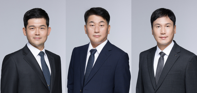 법무법인 세종에 합류한 김영훈 변호사와 신민철, 김동현 전문위원(왼쪽부터). 사진 제공=법무법인 세종