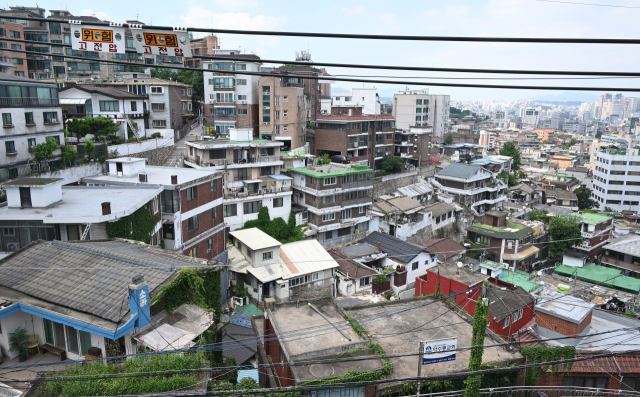 서울 시내의 한 빌라 밀집지역. 서울경제DB