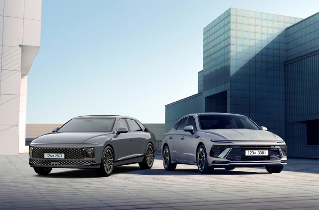 그랜저와 쏘나타. 사진제공=현대차