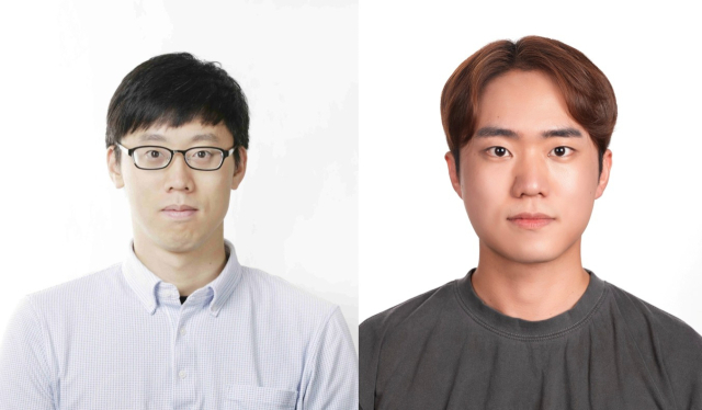 사도브스키 패치가 오일러방정식의 해로서 존재할 수 있음을 증명한 최규동 교수(왼쪽)와 심영진 연구원. 사진제공=UNIST