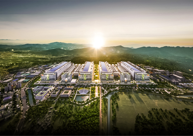 용인 반도체클러스터 조감도. 이미지 제공 = 용인시