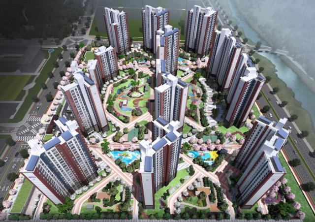 이천 중리 금성백조 예미지 조감도