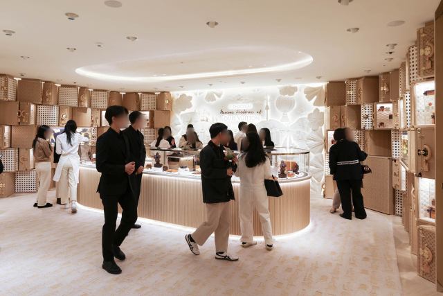 신세계백화점 본점에 리뉴얼된 루이비통 매장. 사진 제공=신세계