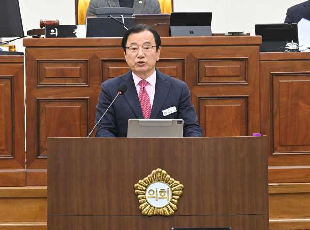 3일 이현재 하남시장이 시정연설을 하고 있다. 사진 제공=하남시