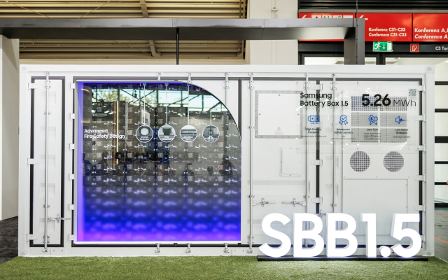 삼성SDI의 대한민국 기술대상 수상 제품 SBB(Samsung Battery Box). 사진 제공=삼성SDI