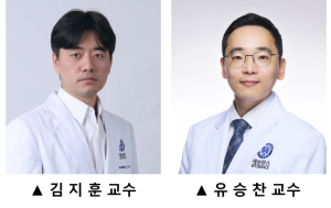 연세대의대 김지훈(왼쪽) 응급의학교실 교수, 유승찬 의생명시스템정보학교실 교수. 사진 제공=연세의료원