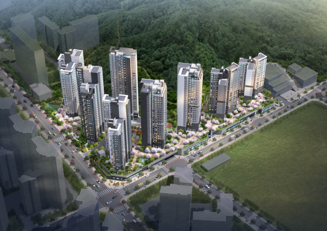 서울시 은평구 수색동 수색8구역 재개발사업으로 조성될 아파트 단지 조감도. 사진 제공=서울시